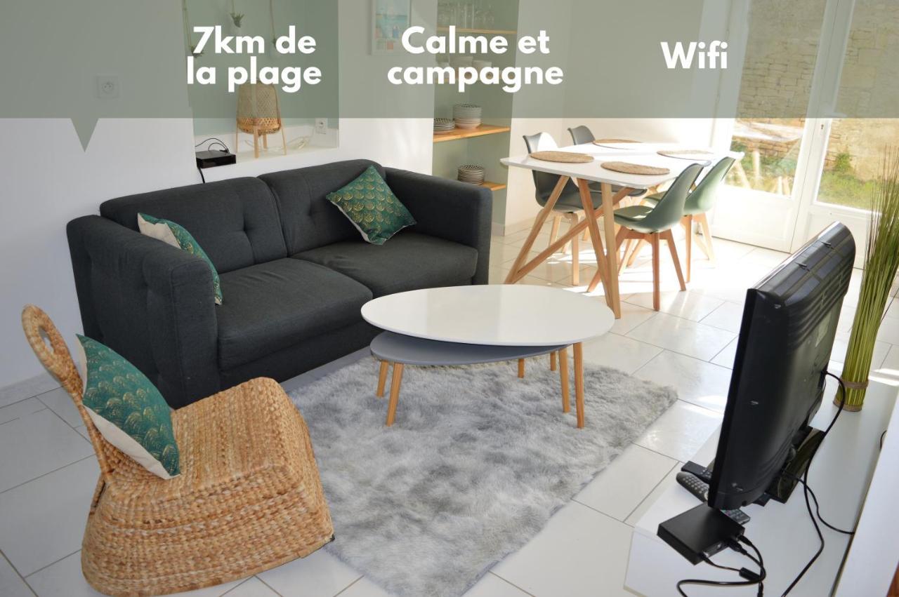 Entre Terre Et Mer - Maison Pour Se Ressourcer Villa Colombiers-sur-Seulles ภายนอก รูปภาพ